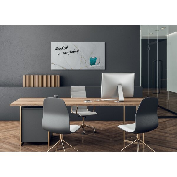 sigel Tableau magnétique en verre Artverum Design Marbre &