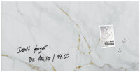 sigel Glas-Magnettafel Artverum Design Marble & Gold