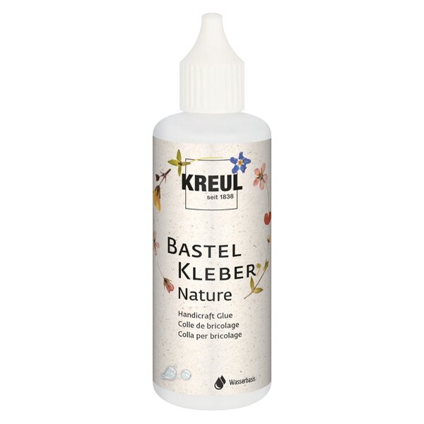 KREUL Bastelkleber Nature, in Kunststoffflasche, 80 ml