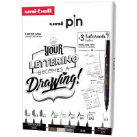 uni-ball Coffret dinitiation uni pin LETTERING, 9...