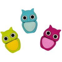 WEDO Gomme en plastique Hibou LULU, assorti
