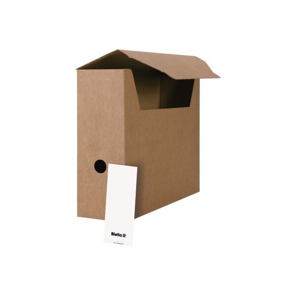 BIELLA Archivschachtel A4 26141000U braun 280x100x325mm