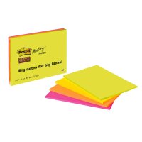 Post-it Bloc-note super sticky Meeting Notes, 203 x 152 mm