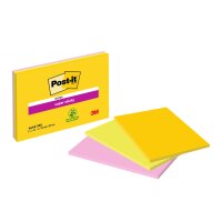 Post-it Bloc-note super sticky Meeting Notes, 203 x 152 mm