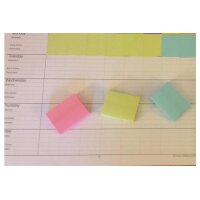 POST-IT Bloc 38x51mm 653Y jaune/100 feuilles 4x3 pièces