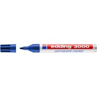 EDDING Marqeur permanent 3000 1.5-3mm 3000-3 bleu,...