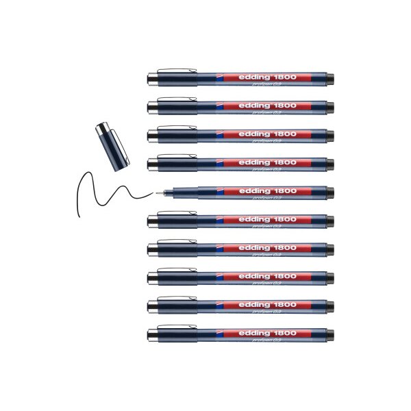 EDDING Profipen 1800 0.35mm 1800-1-03 schwarz