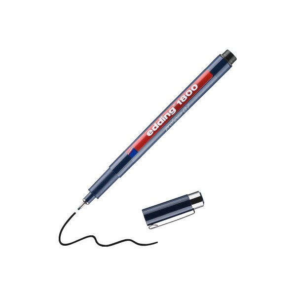EDDING Profipen 1800 0.70mm 1800-1-07 schwarz
