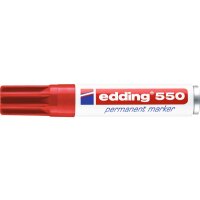 EDDING Marqueur permanent 550 3-4mm 550-2 rouge