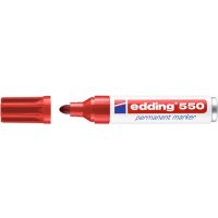 EDDING Marqueur permanent 550 3-4mm 550-2 rouge