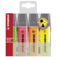 STABILO Textmarker BOSS ORIGINAL, 6er Kunststoffetui