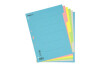 BIELLA Répertoires carton couleur A4 46140600U 6 pcs., plein