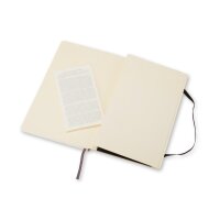 MOLESKINE Carnet Classic SC Large 883707209 noir, blanc 192 feuil.