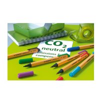 STABILO Feutre GREENpoint, étui en plastique de 4