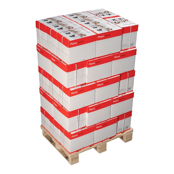 PLANO SPEED Universalpapier weiss A4 80g - 1 Palette (100000 Blatt) inkl. Gratis E-Vignette