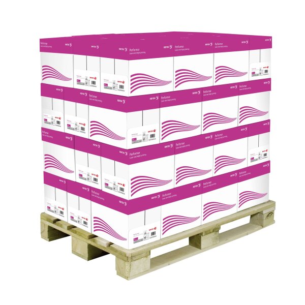 XEROX Performer Universalpapier weiss A4 80g - 1 Palette (100000 Blatt) inkl. Gratis E-Vignette