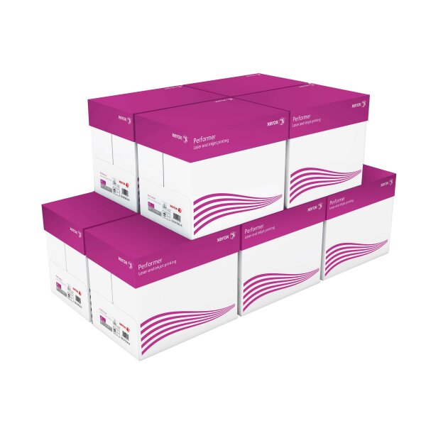 XEROX Performer Universalpapier weiss A4 80g - 1 Palette (100000 Blatt) inkl. Gratis E-Vignette