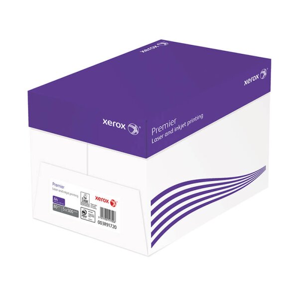 XEROX Premier Businesspapier weiss A4 80g - 1 Palette (100000 Blatt)