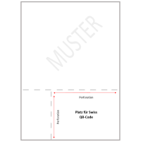 Bulletins de versement QR-Facture ISO 20022, en blanc,...