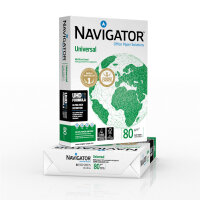NAVIGATOR Universal Premiumpapier hochweiss A4 80g - 1 Palette (100000 Blatt)
