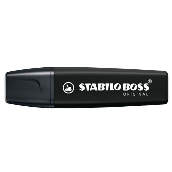 STABILO Textmarker BOSS ORIGINAL Marker, schwarz
