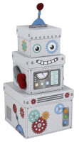 Clairefontaine Set de boîtes cadeau Robot, 3...