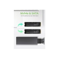 ICY BOX External case M.2NVMe & SATA IB-1817MC-C31...
