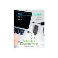 ICY BOX External case M.2NVMe & SATA IB-1817MC-C31 SSD mit USB-C 10GBit/s