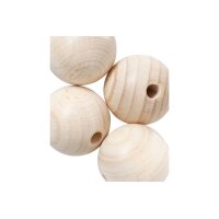 I AM CREATIVE Rohholzkugeln 30mm 4530.3 4 Stück