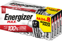 ENERGIZER Batterien Max E303896200 AA LR6 24+8 Stück