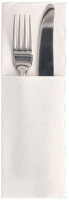 PAPSTAR Serviette pochette ROYAL Collection, blanc