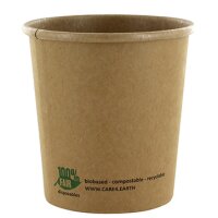 PAPSTAR Suppenbecher "pure", rund, 180 ml, braun