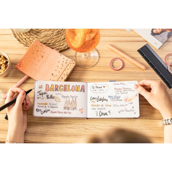 sigel Bloc-notes Jolie Beauty Lilac Monstera, A6+