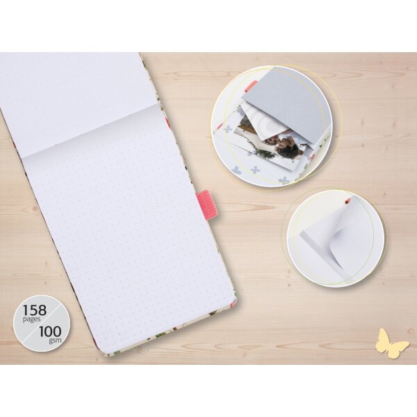 sigel Bloc-notes Jolie Beauty Lilac Monstera, A6+