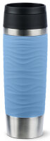 emsa Gobelet isotherme TRAVEL MUG Wave, 0,5 L., bleu pastel