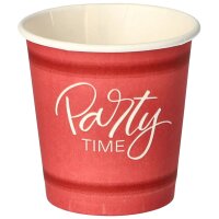 PAPSTAR Papp-Trinkbecher "pure" Party Time, 5...