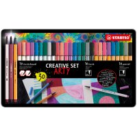 STABILO Kreativ-Set ARTY, 30er Metalletui