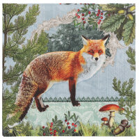 PAPSTAR Serviette à motif Fox Portrait, 330 x 330 mm