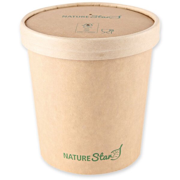 NATURE Star Suppenbecher Minestrone, 200 ml, aus Kraftpapier