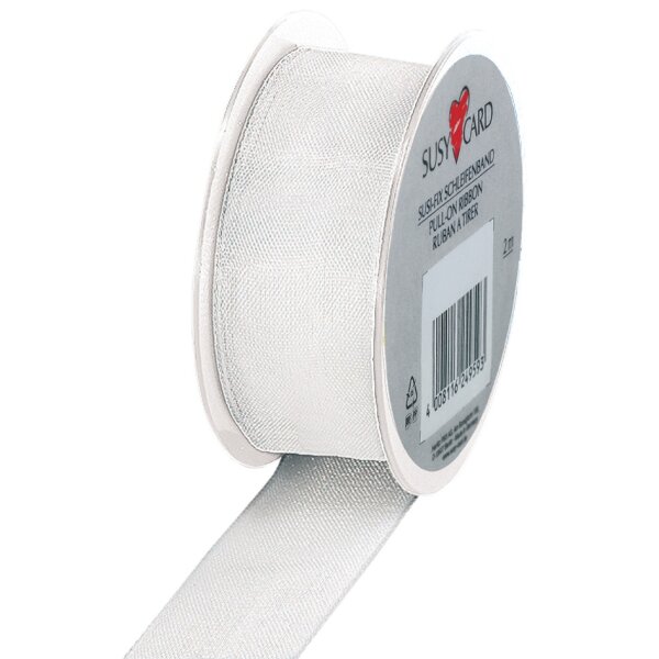 SUSY CARD Ruban cadeau, sur bobine Trend, rouge