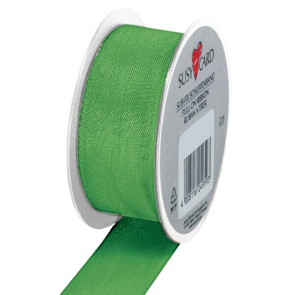 SUSY CARD Ruban cadeau, sur bobine Trend, rouge