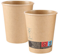NATURE Star Kraftpapier-Kaffeebecher Kraft, 0,2 l, braun