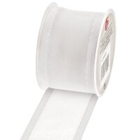 SUSY CARD Geschenkband auf Spule "Korsika", weiss