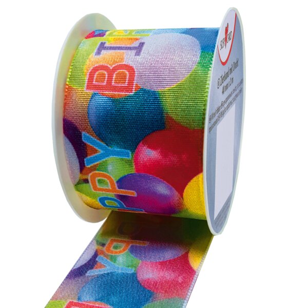 SUSY CARD Geschenkband auf Spule "Luftballons"
