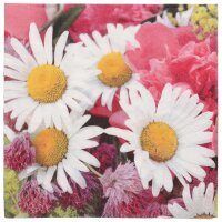 PAPSTAR Serviette à motif Marguerite, 330 x 330 mm