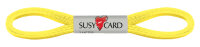 SUSY CARD Ruban cadeau Easy, 6 mm x 3 m, jaune