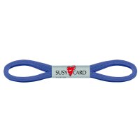 SUSY CARD Ruban cadeau Easy, 6 mm x 3 m, bleu royal