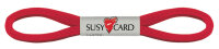 SUSY CARD Ruban cadeau Easy, 6 mm x 3 m, rouge