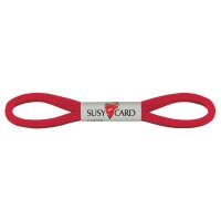 SUSY CARD Geschenkband "Easy", 6 mm x 3 m, rot