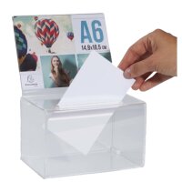 EXACOMPTA Aktionsbox, aus Acryl, abschliessbar, glasklar